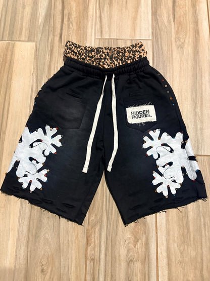 Black “HIDDEN” Shorts - HiddenfiguresUS